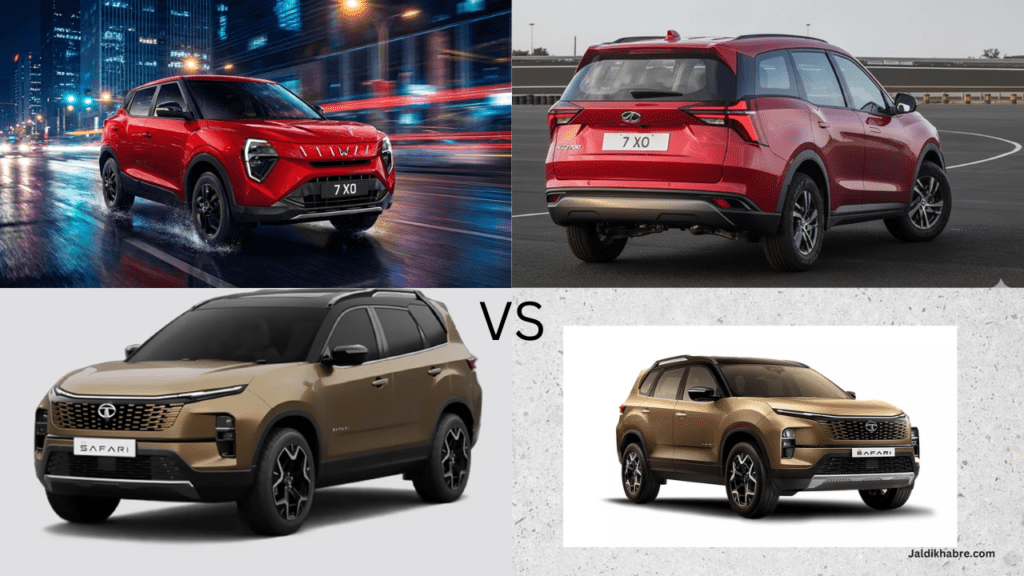 Mahindra XUV 7XO vs Tata Safari 2026 Comparison