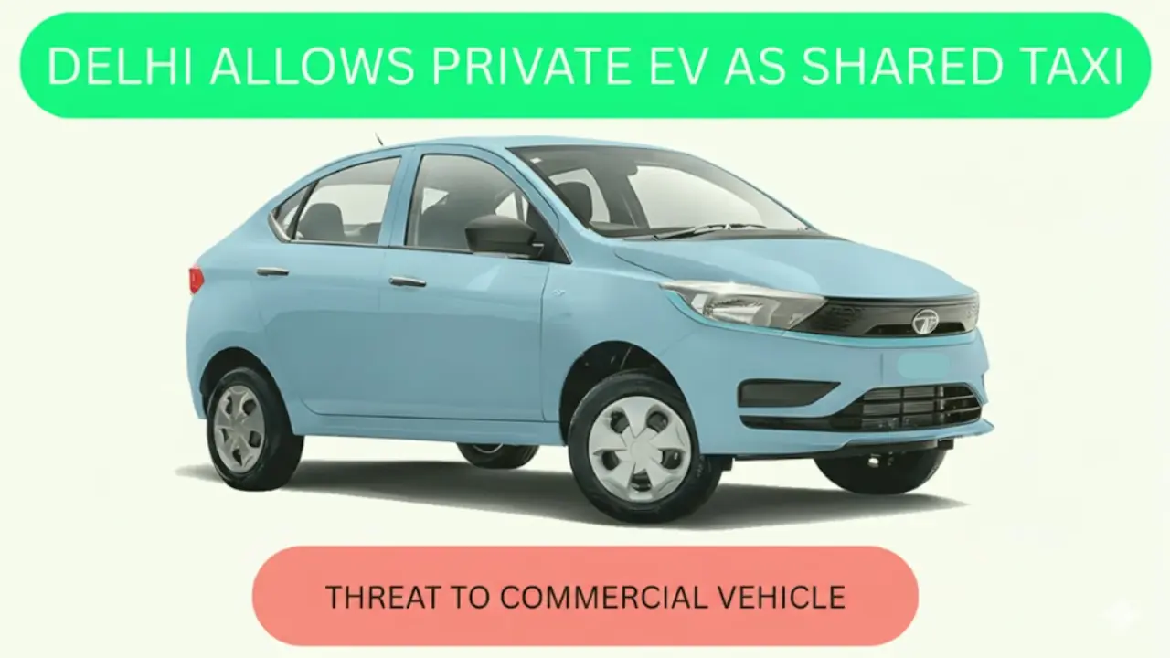 Delhi Allows Private EV as Shared Taxi