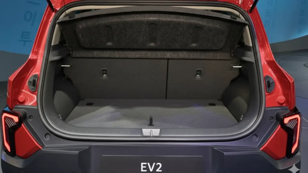 Kia EV2 India Boot Space