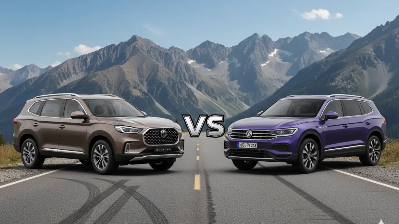 MG Gloster vs Volkswagen Tayron