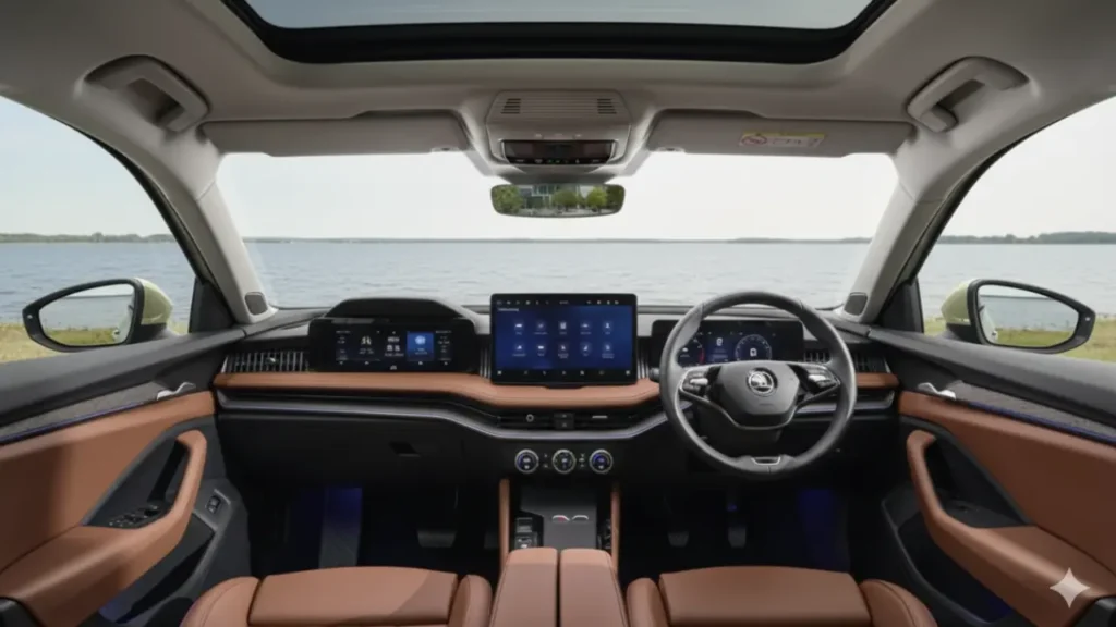 New Skoda Superb India Interior