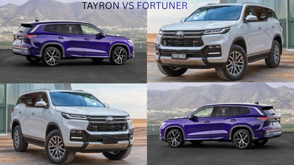 Volkswagen Tayron vs Toyota Fortuner Comparison