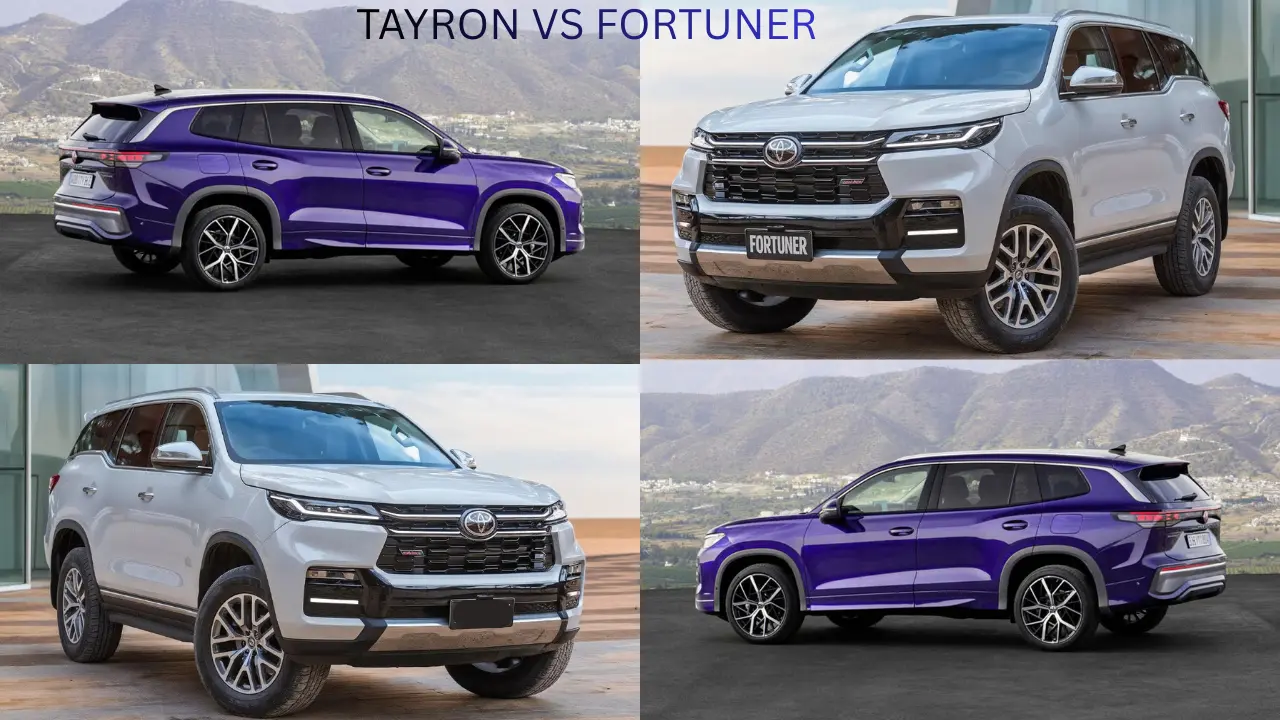 Volkswagen Tayron vs Toyota Fortuner Comparison
